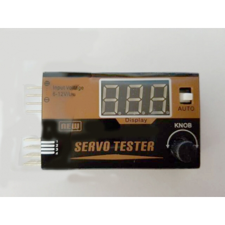 TESTER PER SERVOCOMANDO E MOTORE