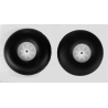 COPPIA RUOTE AEREO DI POLIURETANO 70 MM