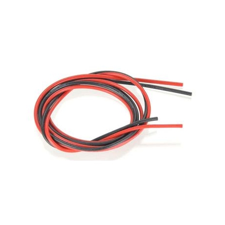CAVO SILICONICO ROSSO- NERO 10AWG 1M+1M