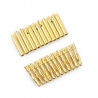 CONNETTORI DORATI 2,5 MM 3 COPPIE